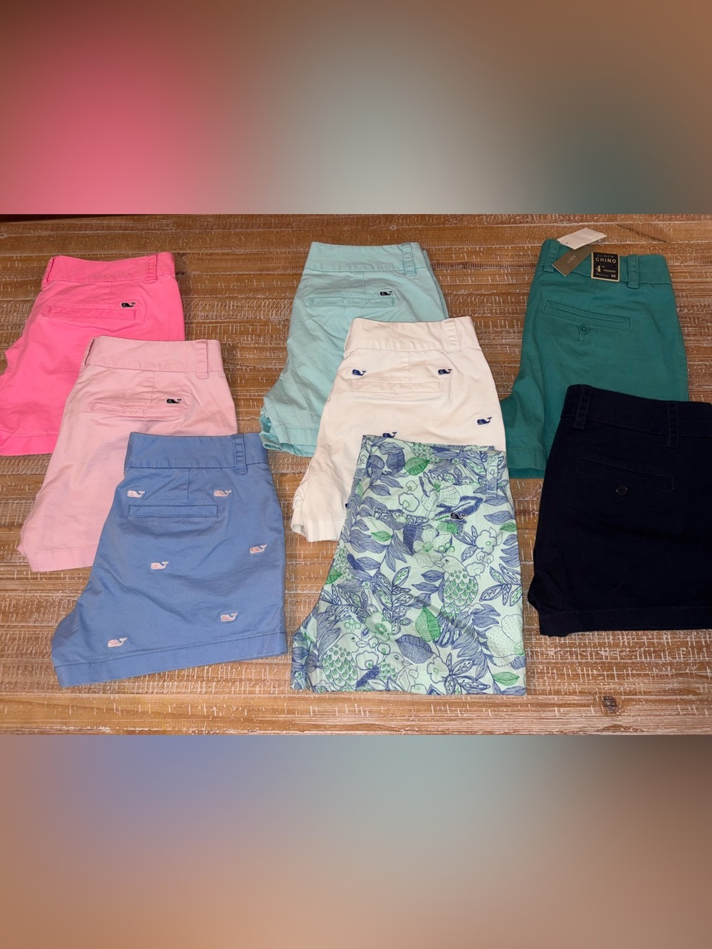 Vineyard Vines/J Crew Shorts Lot (8) Size 00